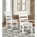 Valebeck Vintage Farmhouse Cushioned Dining Chairs, 2 Pack