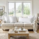 MIULEE 20x20 Cotton Throw Pillow Inserts (Set of 2)