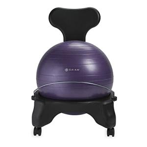 Gaiam Classic Balance Ball Chair for Desk Use