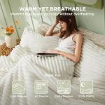 Cozy Cream Queen Fluffy Comforter Set