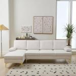 ChicFurnit Modern L-Shaped Sofa for Small Spaces