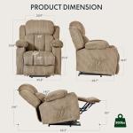FLEXISPOT Electric Lift Recliner Chair with Massage