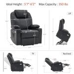 Power Lift Recliner Chair with Massage & Heat