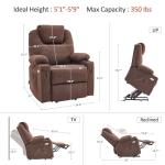MCombo Medium Power Lift Recliner Chair with Massage