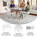 Flash Furniture Hercules Series Stackable Folding Chairs Set