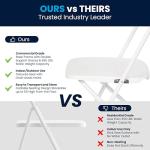 Flash Furniture Hercules Series Stackable Folding Chairs Set