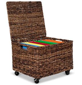 BIRDROCK HOME Rolling File Cabinet with Wheels