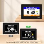 Extra Large Digital Alarm Clock with Calendar