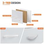 Stylish Set of 2 Nightstands with Drawers