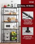 5-Tier Heavy Duty Metal Storage Shelves