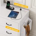 Rustic 6-Drawer Farmhouse Dresser with Storage