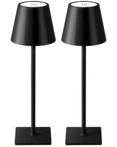 2 Pack Cordless LED Table Lamps - Battery Operated