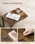 VASAGLE C-Shaped Side Table for Living Room