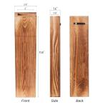 Wood Wall Planters with Faux Eucalyptus - 4 Pack