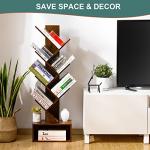 Yoobure Retro 6-Shelf Floor-Standing Bookcase
