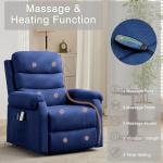 Louvixa Power Lift Recliner with Heat and Massage