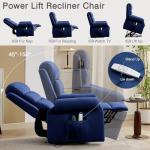Louvixa Power Lift Recliner with Heat and Massage