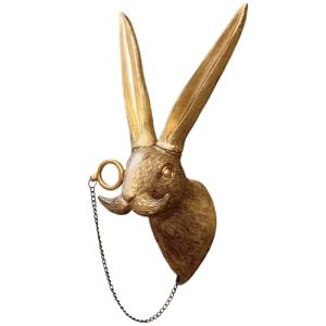 Faux Animal Head Wall Decor - Rabbit Design
