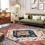 Boho Non-Slip Large Area Rug 9x12