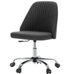 Modern Rolling Office Desk Chair - Dark Grey
