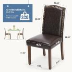 Set of 6 Modern Upholstered Dining Chairs