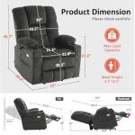 Large Dual Motor Power Lift Recliner Chair