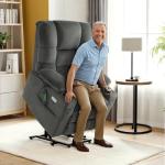 Large Dual Motor Power Lift Recliner Chair