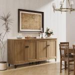 Farmhouse Modern Buffet Sideboard Storage Cabinet