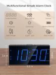 Digital Dual Alarm Clock with USB Charger