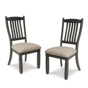 Tyler Creek Antique Black Dining Chairs, Set of 2