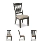 Tyler Creek Antique Black Dining Chairs, Set of 2