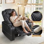 Power Recliner Chair with USB Ports & Cup Holders
