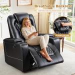 Power Recliner Chair with USB Ports & Cup Holders