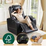 Power Recliner Chair with USB Ports & Cup Holders