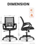 Ergonomic Black Mesh Office and Gaming Chair