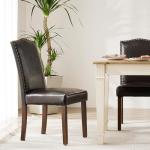 Set of 4 Modern Upholstered Dining Chairs