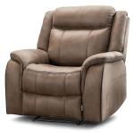 Brown Leather Massage Recliner Chair