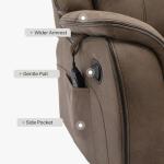 Brown Leather Massage Recliner Chair