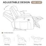 Brown Leather Massage Recliner Chair