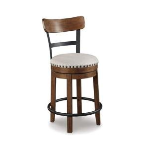 Rustic Farmhouse Counter Height Swivel Bar Stool
