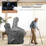 Large Power Lift Recliner with Massage and Heat