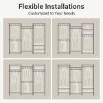 Heavy Duty Portable Closet with Adjustable Shelves