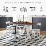 Valebeck Rustic Farmhouse 36" Counter Height Table