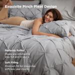 Grey Queen Comforter Set with 7 Pieces