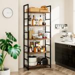 NUMENN 5-Tier Vintage Bookshelf for Home or Office
