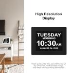 8-inch Digital Clock for Seniors with Alarms