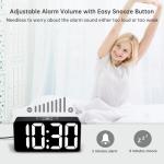 DreamSky Small Digital Alarm Clock with USB Charging