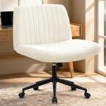 Orange Criss Cross Rolling Office Chair