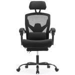 Ergonomic High-Back Mesh Office Chair with Wheels