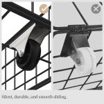 Yaheetech Queen Bed Frame with USB Ports & Storage